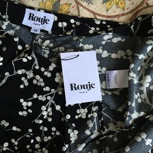 NWT Rouje GLORIA midi skirt, black, size 40